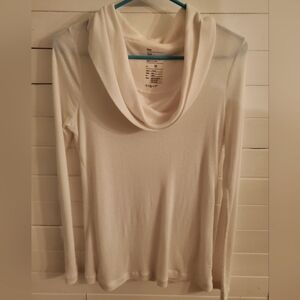 GAP Womens Waffle Cowl Shirt